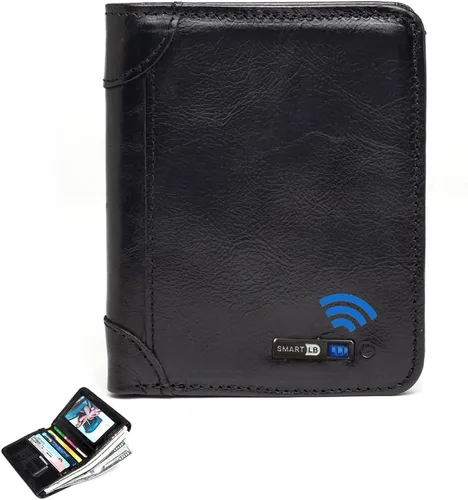 Miniatura 7 de 1 billetera inteligente para hombres, cartera de rastreador, tarjetero con rastreador, rastreador de tarjetas GPS, regalo de Navidad para hombres