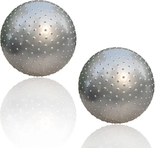 Miniatura 11 de Bola de Ejercicio Sensorial Grande para Niños, Paquete de 2 Bolas de Ejercicio 33.5" 85CM Hinchables para Niños Pequeños, Grandes Juguetes Inflables