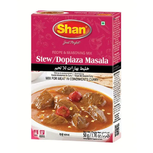 Miniatura 147 de Shan Korma Recipe and Seasoning Mix 1.76 oz (50g) - Spice Powder for Traditional Meat in Yogurt Sauce - Suitable for Vegetarians - Airtight Bag in a