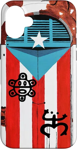 Miniatura 23 de Funda con diseño de bandera de Puerto Rico Coqui Sun Taíno, Boricua Pride Cover Case para iPhone 17