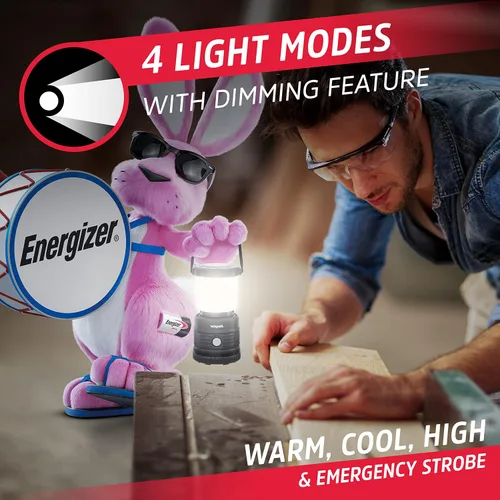 Miniatura 4 de ENERGIZER Linterna LED X1500 (paquete de 2), luces de tienda de campaña resistentes al agua IPX4, linternas superbrillantes alimentadas por batería