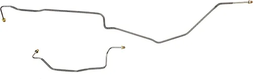 Líneas de freno de eje trasero (no es compatible con la versión estándar 1500 o 2500 HD) para 99-07 1500HD y 2500 GMC Sierra & Silverado - Acero