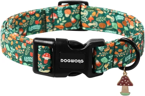 Miniatura 14 de DOGWONG Collar de perro de San Valentín, collar de perro con estampado de corazones para perros grandes, lindos collares de primavera, hembra
