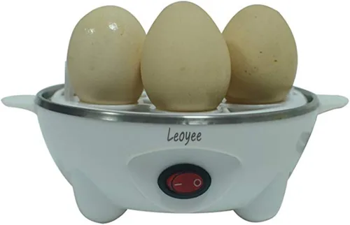 Miniatura 6 de Cocedor eléctrico de huevos escalfador de huevos, olla rápida para huevos escalfados hervidos con apagado automático, olla suave, mediana y dura