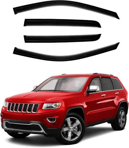 Miniatura 63 de Canvcle RAV4 Rain Guards - Window Visors for Toyota RAV4 2006-2012, Outside-Mount Tape-On Side Window Wind Deflectors for RAV4 Accessories, Vent