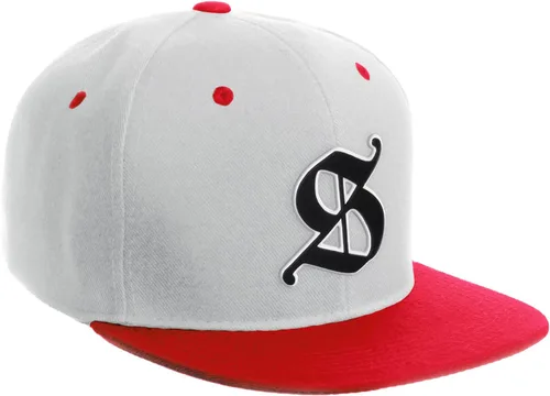 Miniatura 1506 de Daxton Gorra clásica con visera de billete plano con letras del alfabeto inglés antiguo de la A a la Z