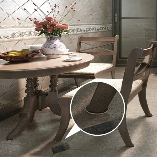 Miniatura 5 de Deslizadores de fieltro para muebles, pisos de madera dura, 16 piezas de 3.5 pulgadas, deslizadores de fieltro resistentes, superficies duras, mueve
