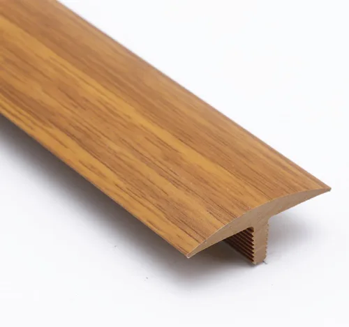Miniatura 11 de KADEUX Tira de umbral para puertas de 1.6 pulgadas de ancho, tiras de PVC moldeadas en T, reductor de umbral autoadhesivo, tira de unión de piso