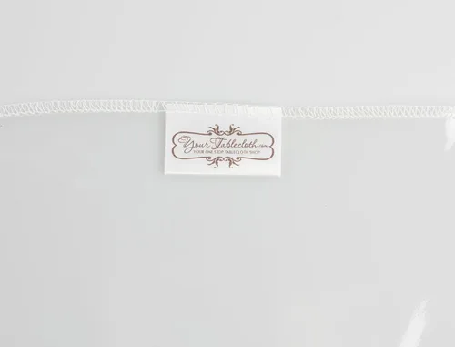 Miniatura 3 de Yourtablecloth Mantel de vinilo transparente resistente de 6 mil (54 x 70 pulgadas, oblongo), fácil de limpiar y altamente duradero, viene en borde
