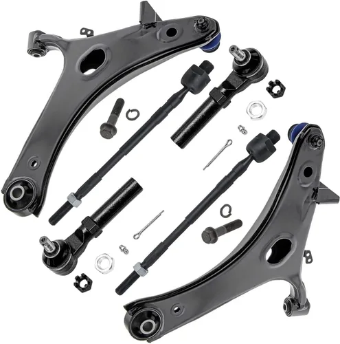 Miniatura 231 de Detroit Axle - Kit de extremo delantero para Chrysler 300 Dodge Charge Challenger 2011-2023, 2 brazos de control inferiores traseros 2 rótulas