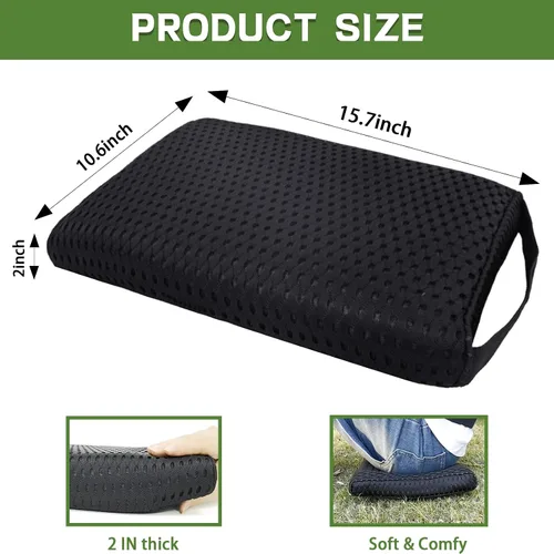 Miniatura 6 de Esme L&H Stadium Seat Cushions, 3D Mesh Fabric Bleacher Cushion, Portable Stadium Seat Cushion for Bleachers