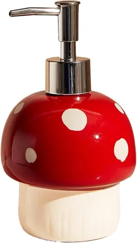Miniatura 5 de Dispensador de jabón de setas, decoración de cocina y baño, decoración de núcleo de cabaña