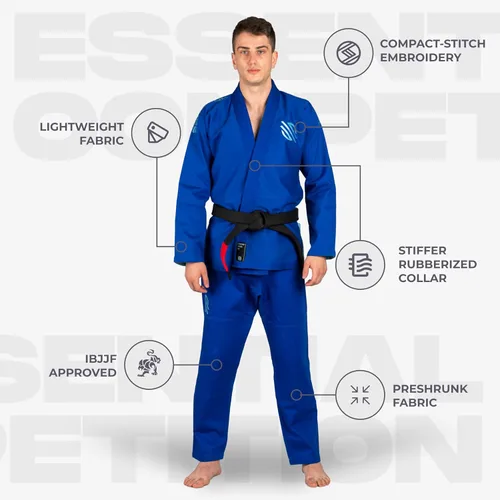 Miniatura 4 de Sanabul Essentials V.2 Ultra Light BJJ Jiu Jitsu Gi (ver guía especial de tallas)