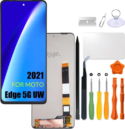 Reemplazo para Motorola Edge 5G UW 2021 Pantalla LCD para Moto XT2141 XT2141-1 XT2141-2 XT2141DL Pantalla táctil Digitalizador Asamblea Pantalla LCD