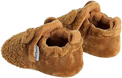 Miniatura 8 de Gerber Botines unisex con forro polar para bebé, antideslizantes, suaves, con orejas