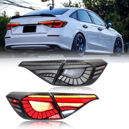 Miniatura 15 de T T-ABC Nuevas luces compatibles con Honda Civic 2006-2026, LX EX EXL Sport Touring Type R, lámpara híbrida de 8ª 10ª generación Accesorios