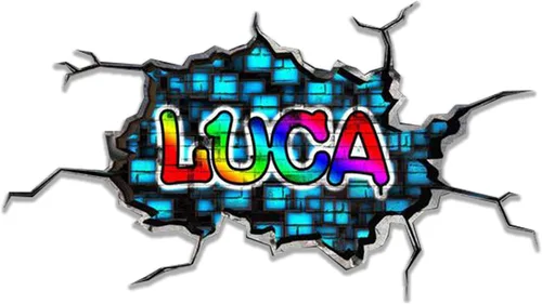 Miniatura 10 de Calcomanía de pared personalizada con nombre de graffiti 3D, calcomanía decorativa de vinilo artística personalizada, extraíble, despegar y pegar