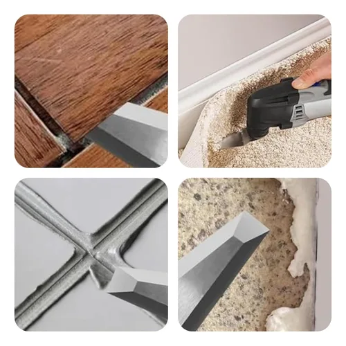 Miniatura 3 de Hoja de corte de sellador cónico, herramienta oscilante, cuchilla de eliminación de calafateo para quitar pintura sellador adhesivo de calafateo
