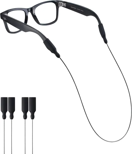Miniatura 10 de Correa de lentes de sol para lentes Meta RayBan, patillas gruesas, correas para gafas, cordones para hombres, mujeres y niños, soportes para gafas