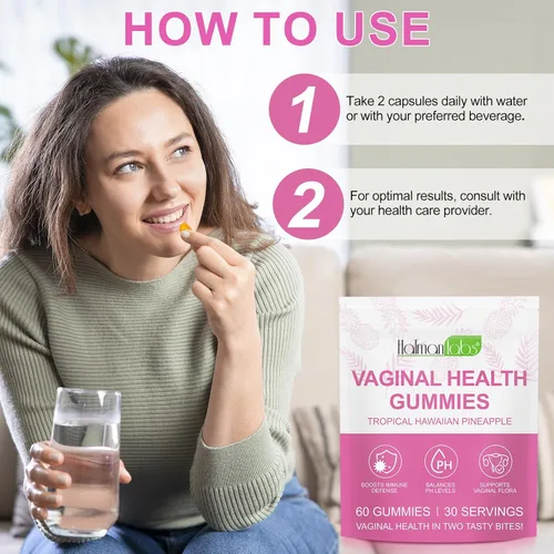 Miniatura 6 de Gomitas femeninas Vital Vaginal Probiotics Source, gomitas de equilibrio femenino premium, gomitas de equilibrio de pH para mujeres, probióticos