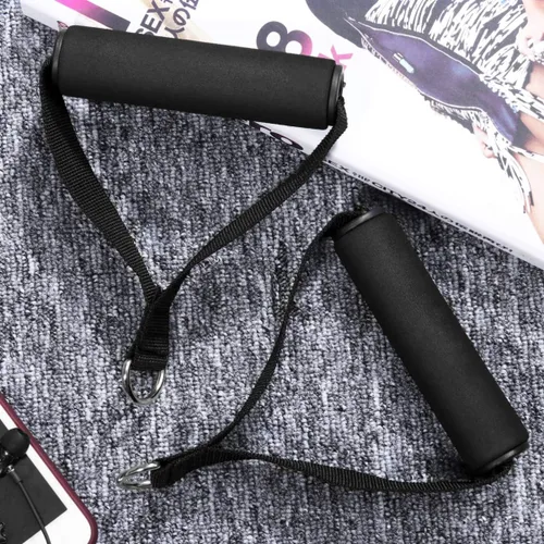 Miniatura 6 de SEWACC 1 par de asas de cable para tirar, manijas de ejercicio de gimnasio, bandas de resistencia, reemplazo de mango de ejercicio resistente