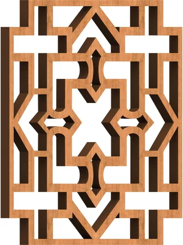 Miniatura 34 de Wise Paneles decorativos de madera con calado, extra pequeños, 7 3/8 pulgadas de ancho x 7 3/8 pulgadas de alto x 1/4 pulgadas de alto, roble rojo
