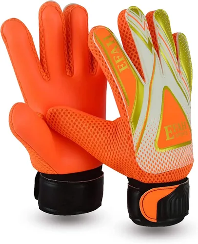 Miniatura 10 de Guantes de portero de fútbol para niños y jóvenes, guantes de portero de fútbol con agarres fuertes Azul/Blanco