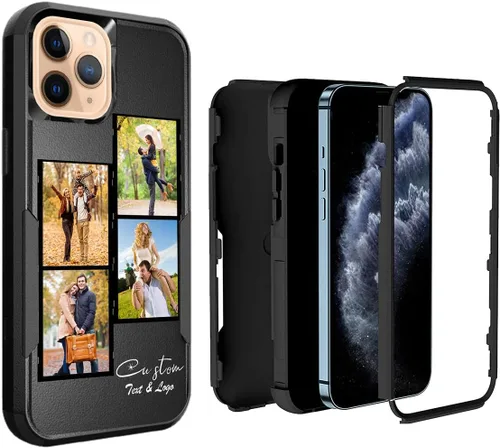 Miniatura 42 de Funda de fotos personalizada para iPhone 11 Apple Phone Plaid Collage - Imagen personalizada para hacer fotos en 3 híbridos gruesos resistentes