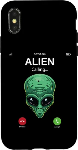 Miniatura 4 de iPhone 14 Pro Alien Is Calling Funny Alien Humor OVNI Prank Phone Call Case