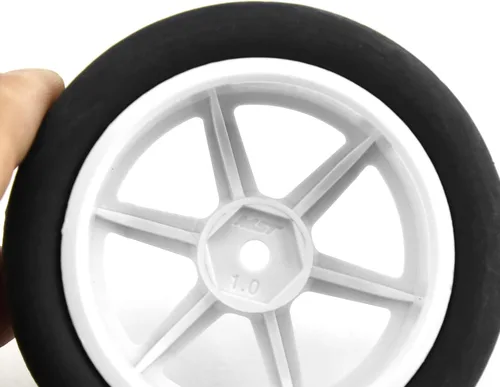 Miniatura 6 de Lifehead - Neumáticos y ruedas para 1/10 RC On-Road Touring Drift Car HSP Tamiya XV01 TT01 TT02 HPI Kyosho FAZER MK2/0.472 in Hex Blanco