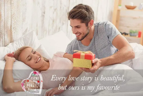 Miniatura 3 de PETCEE Regalos para el Día de la Madre de parte de hija, hijo, Every Love Story is Beautiful Day Keepsake Gifts for Wife from Husband Anniversary