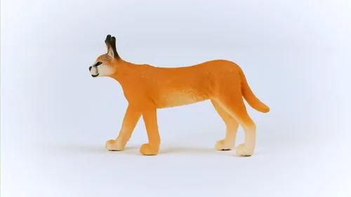 Miniatura 4 de Schleich Wild Life - Figura de juguete realista de caracal femenina, juguete de animal auténtico y altamente detallado, duradero para la educación