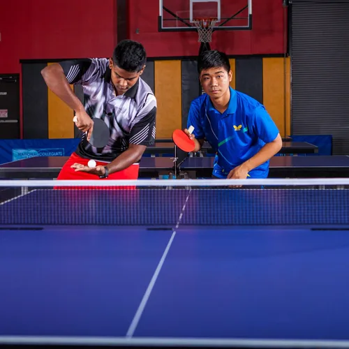 Miniatura 7 de Champion Sports Champion Sports Table Tennis Net Negro/Rojo