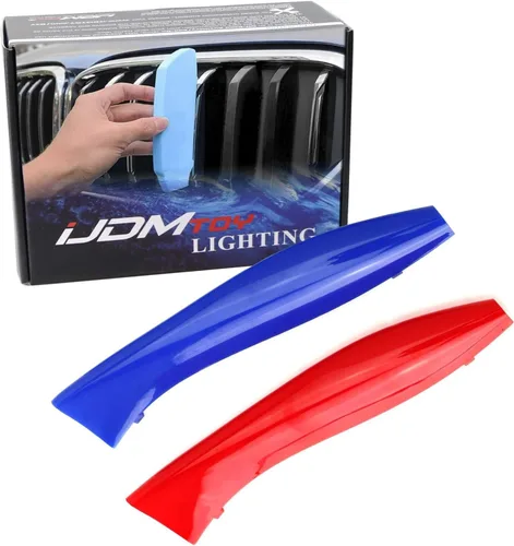 iJDMTOY Exact Fit - Recortes para parrilla de automóvil, compatible con vehículos BMW