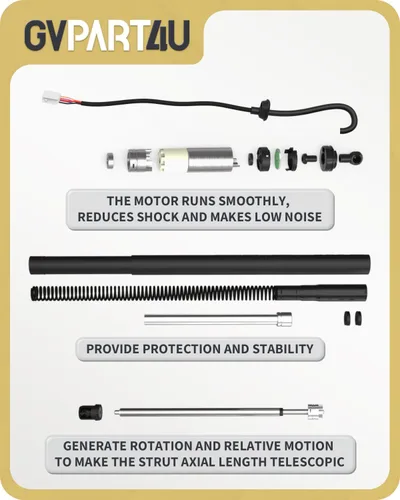 Miniatura 3 de Puntales eléctricos para puerta trasera Toyota Highlander 2014-2019, actuador eléctrico de elevación de escotilla trasera, soporte de choque