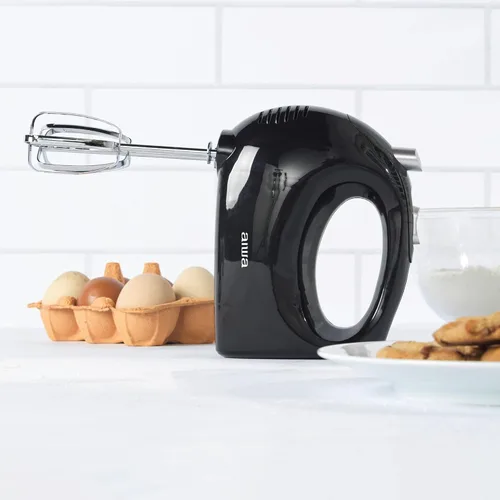 Miniatura 7 de AIWA Batidora de mano de 5 velocidades con botón de expulsión, batidora eléctrica de mano para crema, bateadora, huevos y hornear, batidores
