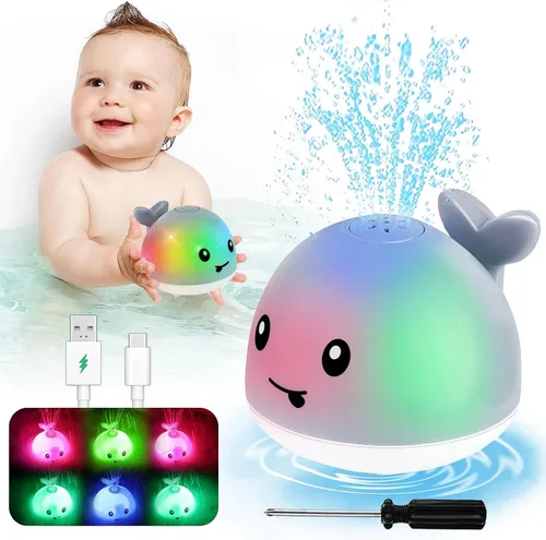 Juguetes de Baño para Niños de 1-3 años - Regalos para Niños y Niñas de 1, 2, 3 años | Rellenos de Medias de Navidad de 6-12-18 Meses | Juguetes de