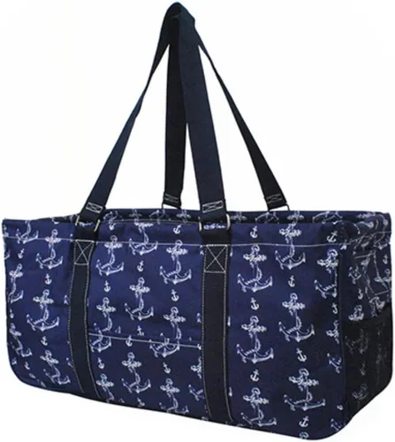 Miniatura 105 de NGIL Bolsa de comestibles reutilizable extra grande plegable de gran tamaño para comestibles, almacenamiento, picnic, playa, Flecha-negro