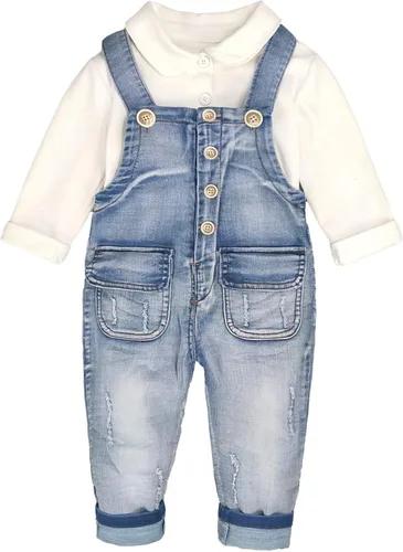 Miniatura 24 de Conjunto de pantalones de jean para bebés y niños pequeños