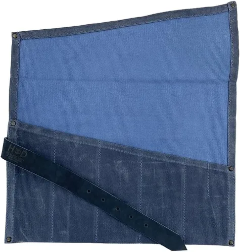 Miniatura 9 de Hide & Drink, Bolsa enrollable grande para herramientas (6 ranuras), bolsa de transporte portátil, organizador de herramientas de carpintería, Negro