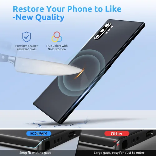 Miniatura 2 de Reemplazo de cristal trasero para Samsung Galaxy Note 10+ Plus SM-N975 Carcasa trasera con lente de cámara + kit de herramientas de reparación