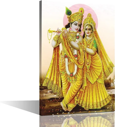 Miniatura 39 de TUMOVO Lord Ganesha - Decoración de pared Ganapati de Deidad india, cuadros impresos en lienzo, pósteres de pintura hinduismo cultural hindú