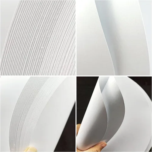 Miniatura 5 de KYMY 50 piezas de papel de cartulina redondo blanco, papel de construcción grueso de color pastel de 7.05 oz/m², papel de construcción circular
