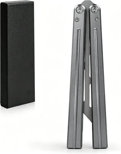 Miniatura 7 de Herramienta plegable de acero hecha de acero 420 y aluminio T6061, duradera y fácil de usar para el manejo diario (totalmente negro)