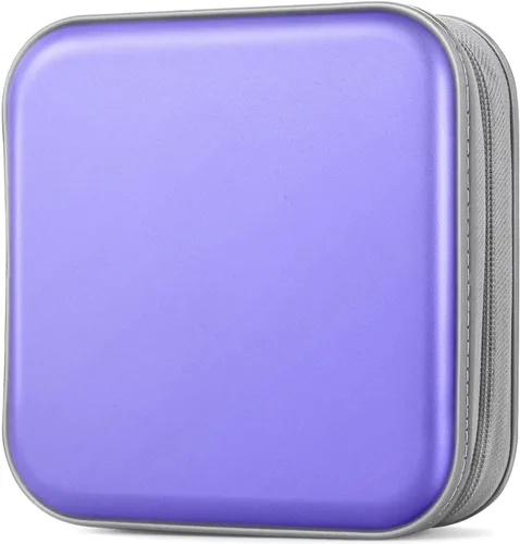 Miniatura 8 de Estuche para CD/DVD, 48 Capacidad, Negro, Plástico, Portátil, Ligero