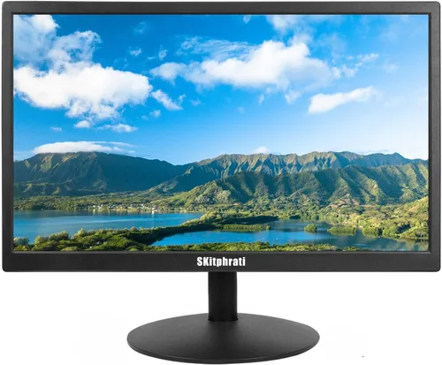 SKitphrati Monitor de PC de 17 Pulgadas LED Monitor 1440x900, 75HZ, 5Ms, 16:10, Ángulo de Visión 95°(Horizontal), Panel TN, Montable en Pared VESA,