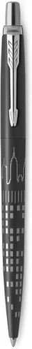Miniatura 5 de Parker Bolígrafo Jotter Edición especial NYC Black CT Punta media con tinta azul Caja de regalo