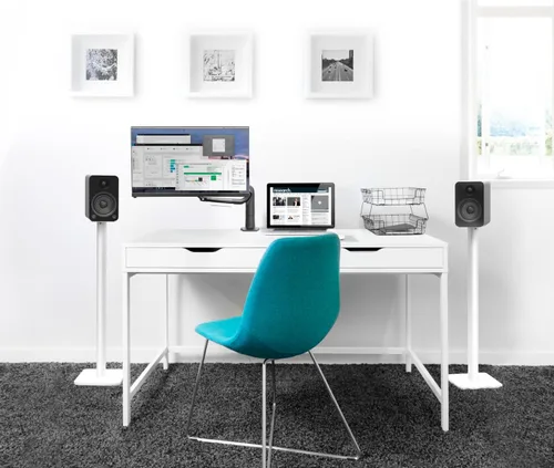 Miniatura 8 de Kanto Altavoces Amplificados YU4MB con Bluetooth y Preamplificador de Phono Integrado Modo de Espera y Encendido Automático Control Remoto Negro