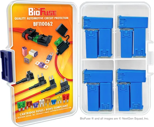 Miniatura 2 de Juego de fusibles de cartucho de 12 piezas JCASE 20A. Se adapta a la mayoría: Nissan, Toyota, Chrysler, Dodge, Chevy, GM y Ford
