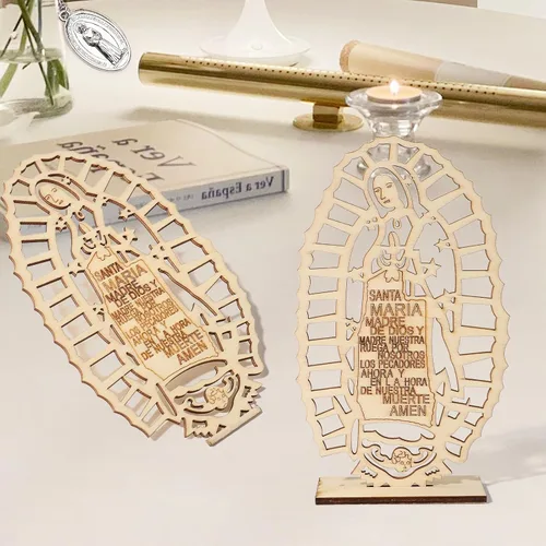 Miniatura 2 de 12 Piezas De Centros De Mesa De Madera Para Bautizo, Centros De Mesa Para Bautizo Bodas Decoraciones, Mi Primera Comunión Decoraciones, Decoraciones